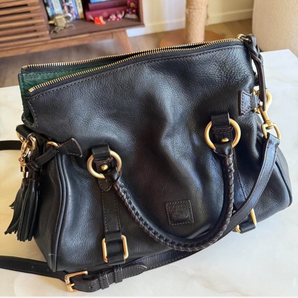 Black Leather Handbag - Picture 1 of 8